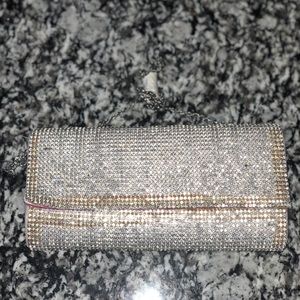 Nina Crystal Beaded Clutch